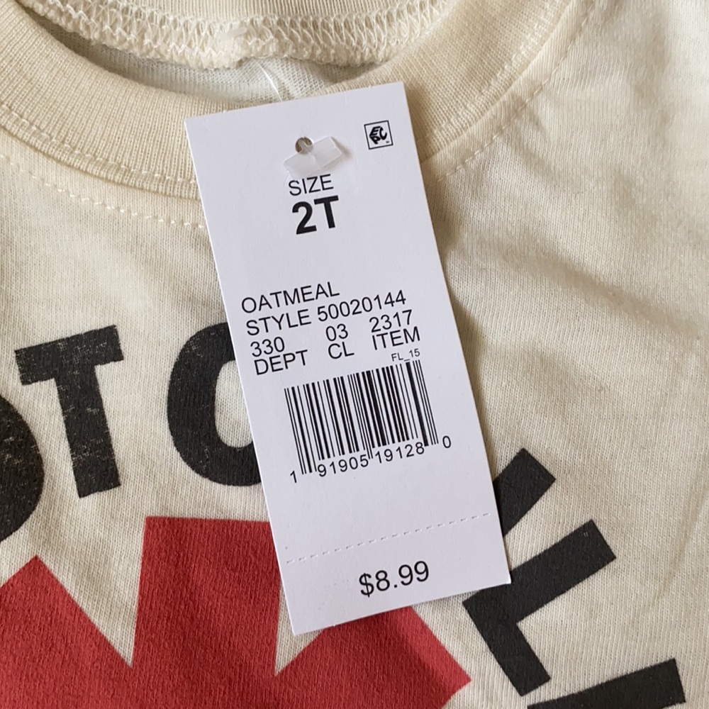 NWT Toddler Band Tee - Picture 3 of 3